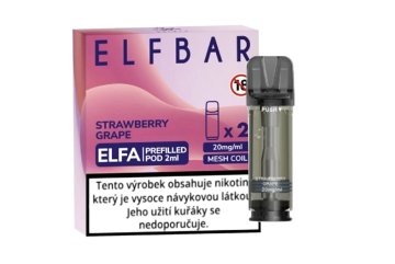 Elf Bar Elfa POD - Strawberry Grape 20 mg/ml, balení 10ks